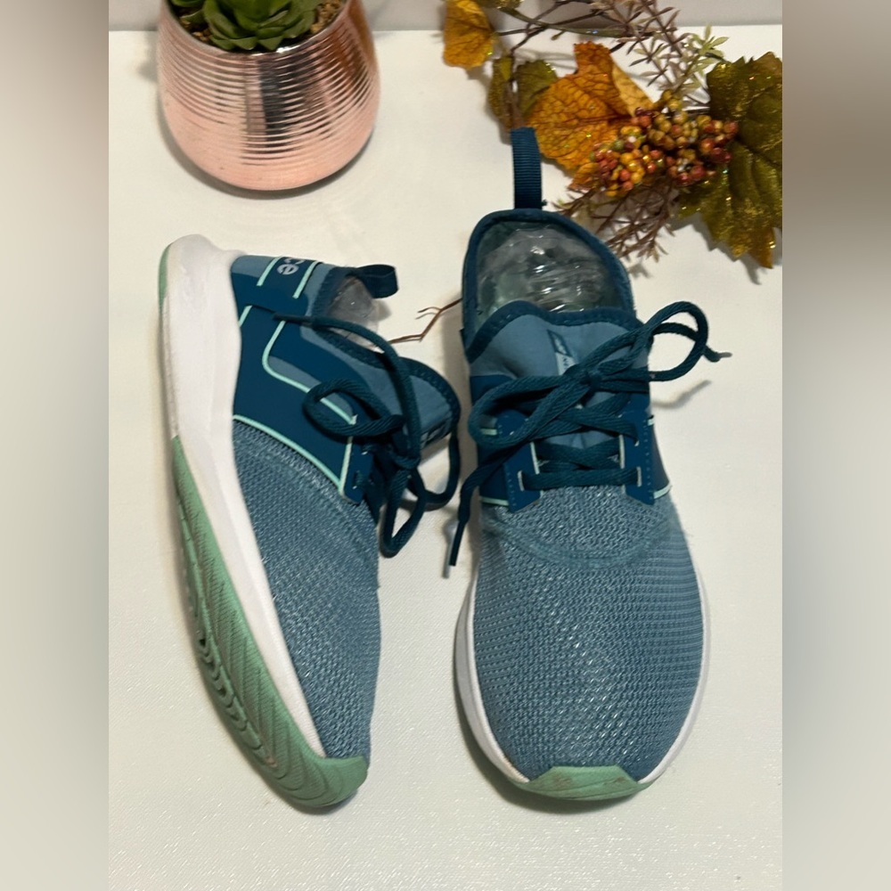 Teal and Mint Athletic Sneakers